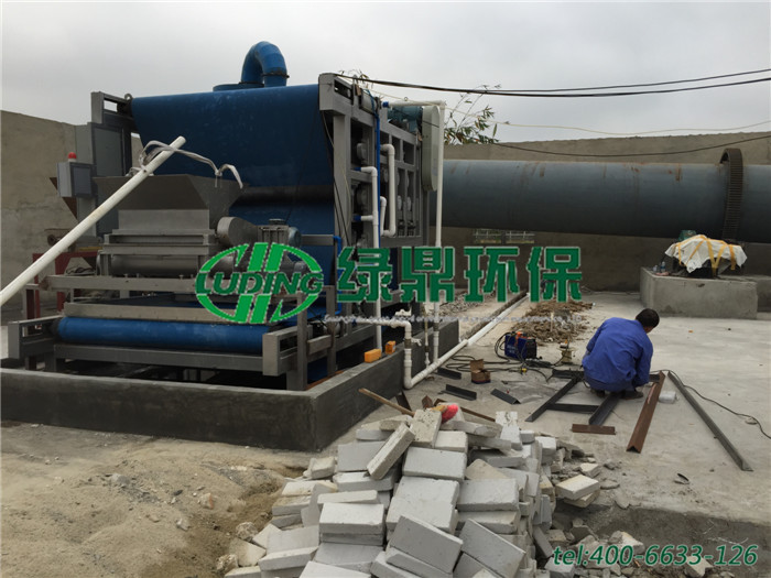 帶式壓濾機(jī)處理木薯渣處理、紅薯渣案例 1