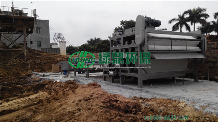 帶式壓濾機現場安裝調試維護注意問題