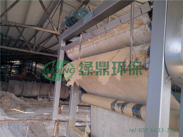 帶式壓濾機處理湖南益陽礦山泥漿案例