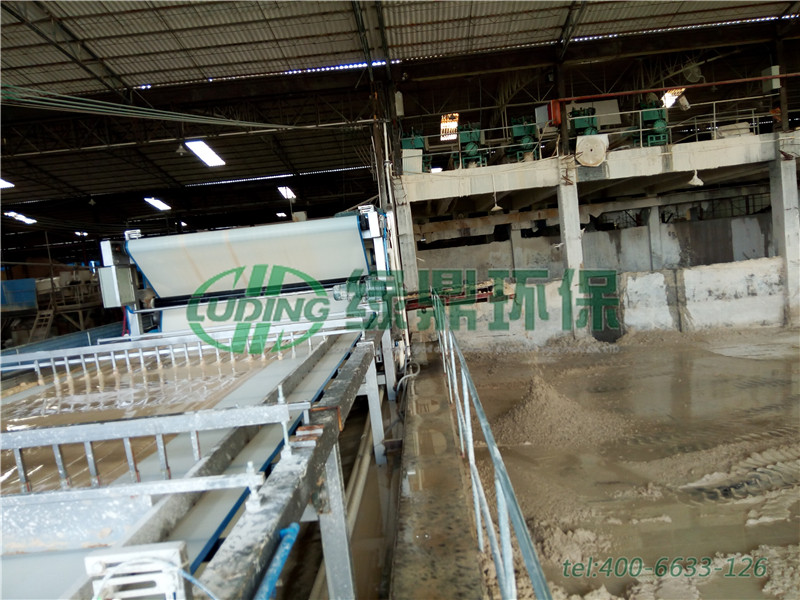 廣東佛山陶瓷廠泥漿脫水處理案例 3