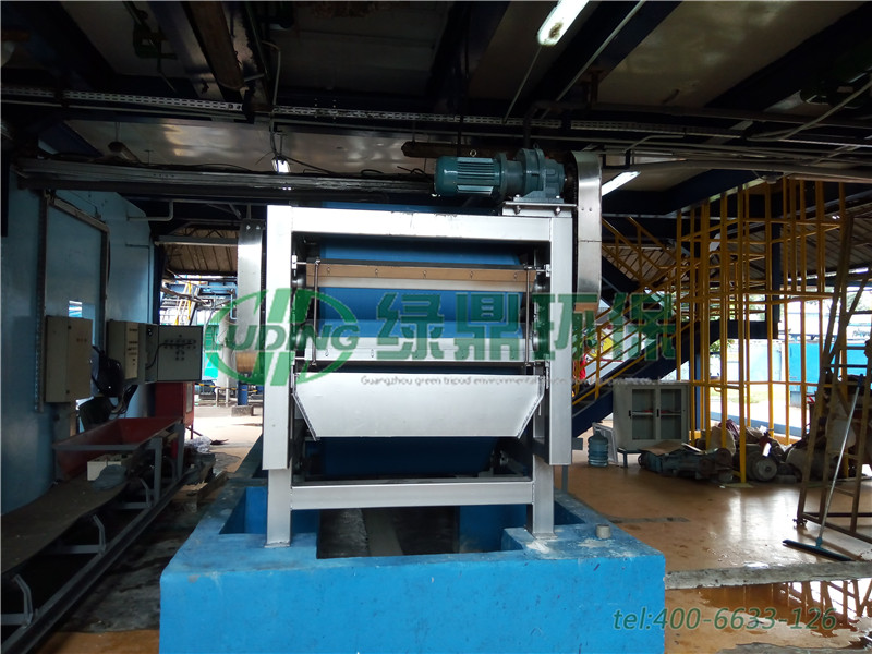 印度尼西亞帶式壓濾機使用案例 1