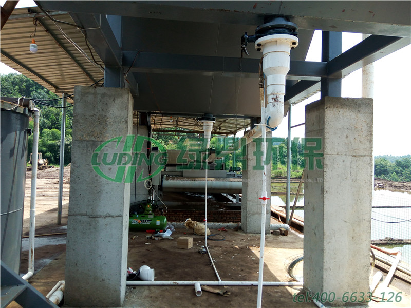 湖南湘潭磷礦廠帶式壓濾機處理泥漿工程案例 6