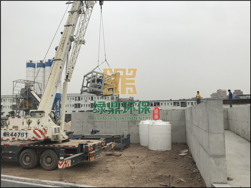 帶式壓濾機(jī)應(yīng)用岳塘泵站泥漿處理工程