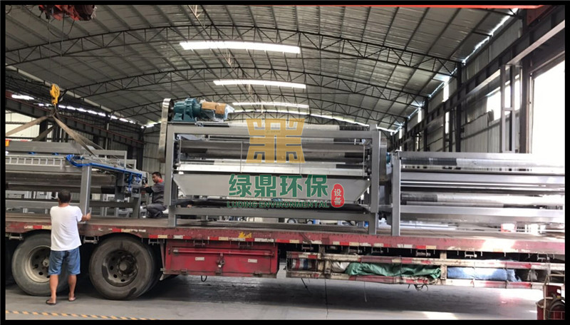 帶式壓濾機應用延長工廠污水處理