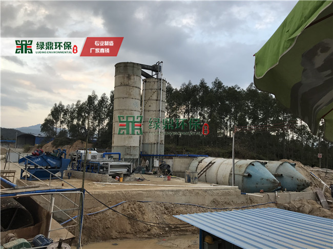 帶式壓濾機佛山沙場泥漿處理案例現場 5